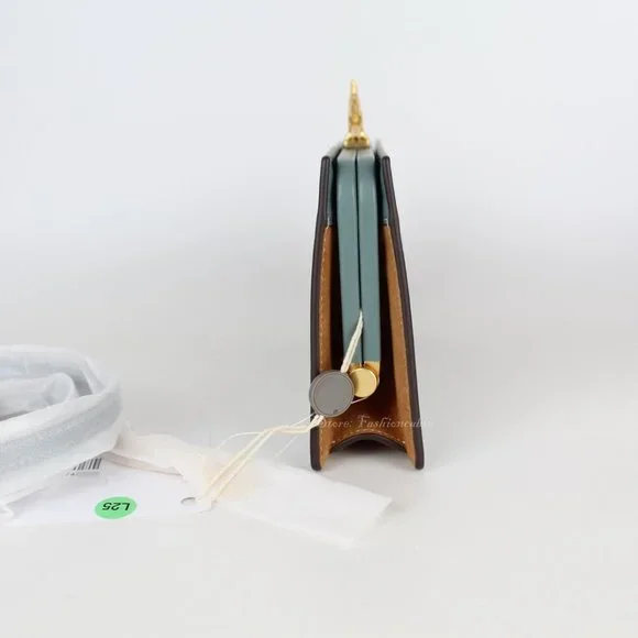 NWT TORY BURCH Fish-appliqué Frame Leather Crossbody Bag - Picture 13 of 16